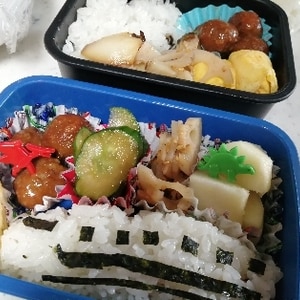 簡単に子供が喜ぶ 新幹線おにぎり弁当